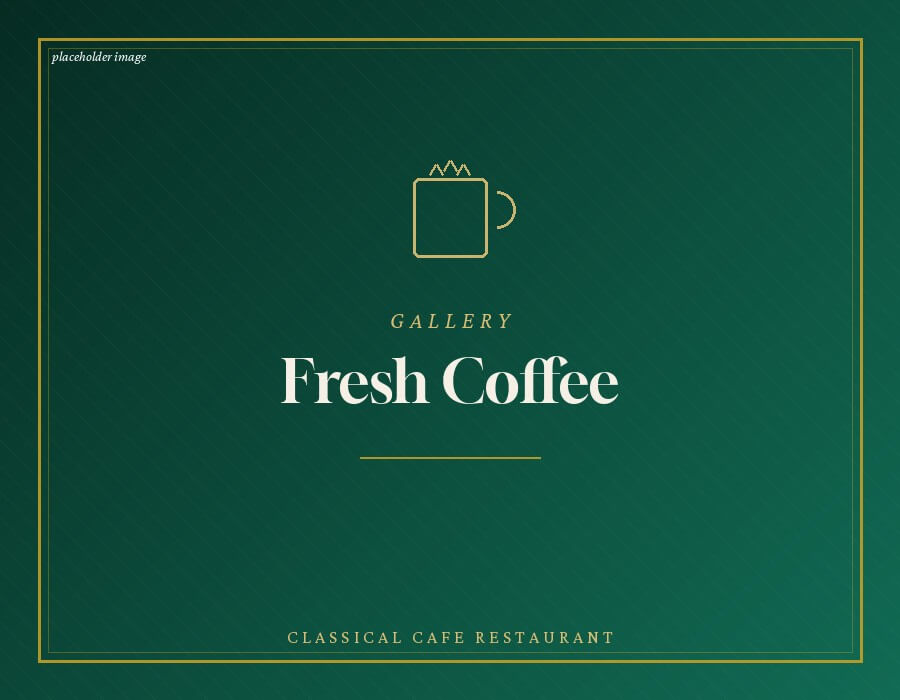 Fresh coffee