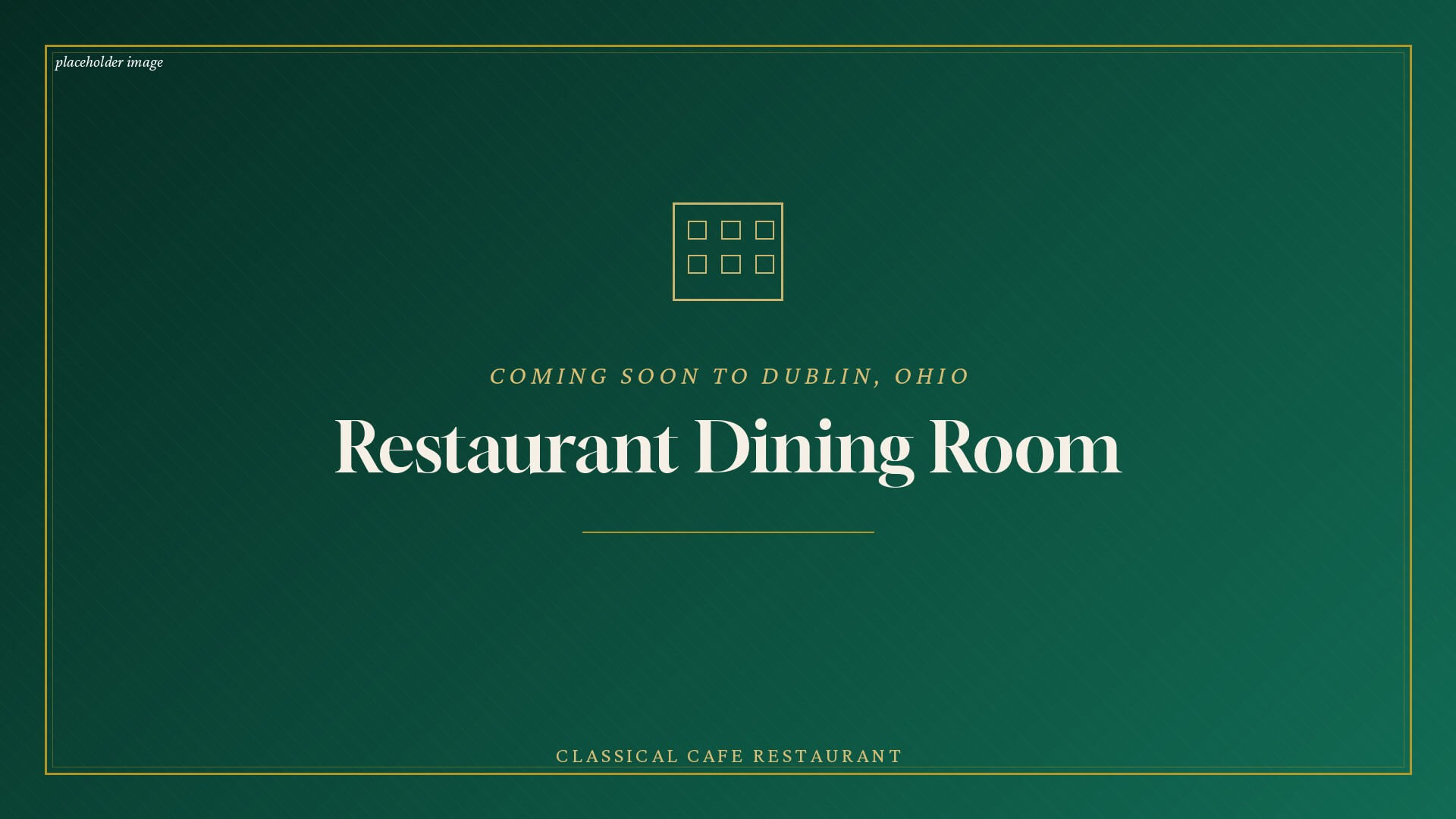 Restaurant Dining Room