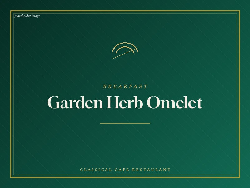 Garden omelet