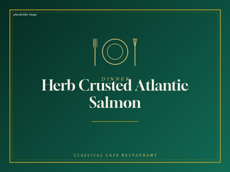 Herb Crusted Salmon