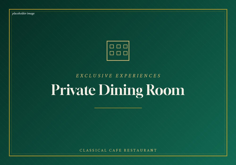 Private dining room